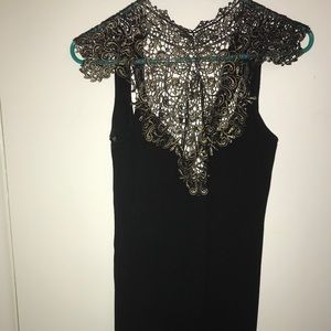 Black and Gold dress